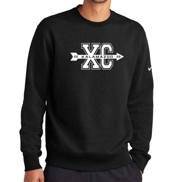 Nike Club Fleece Sleeve Swoosh Crew Thumbnail